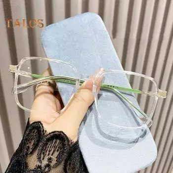 Очки с блокировкой синего света, унисекс, ретро, четкий вид, прочный шарнир, прозрачные с полями, защита глаз, прозрачные очки с синим светом, очки, очки розовый