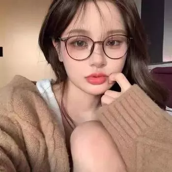 Очки с круговой оправой, меняющие цвет, защищающие от синего света, удобные солнцезащитные очки для отдыха на открытом воздухе коричневый