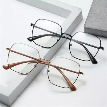 Очки с защитой от синего света, блокирующие синий луч, винтажная защита глаз, металлические оправы, сверхлегкие компьютерные очки для мужчин и женщин A4