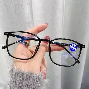 Очки с защитой от синего света для женщин, защита от радиации для глаз, квадратные очки с защитой от синего света для мужчин, совместимые с оправой для близорукости