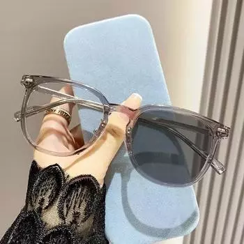 Очки с защитой от синего света, модные меняющие цвет очки для близорукости и близорукости, стиль для пар, меняющие цвет очки без рецепта -50