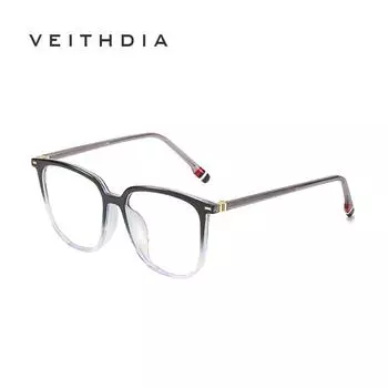 Очки с защитой от синего света VEITHDIA, модные художественные стильные мужские и женские очки в квадратной оправе из ПК 5501 прозрачный