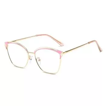 Очки с защитой от синего света в квадратной оправе для женщин и мужчин, большие оптические очки для защиты глаз, ультралегкие очки для офиса, компьютерные очки