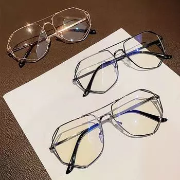 Очки с защитой от синего света, женские и мужские большие оптические оправы для защиты глаз, ультралегкие очки для офиса, компьютерные очки прозрачный розовый