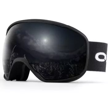 Очки Snow Spherical, совместимые с OTG Mirror Double Snowboarding Adults Edge Black Lens VLT [Odoland], 2-слойные линзы, антизапотевающие, очки, линзы,