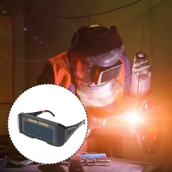 Очки сварщика Yousheng, защитные, работающие на солнечной энергии, автоматически затемняющиеся, устойчивые к ультрафиолетовому излучению, легкие, удобные очки сварщика фиолетовый