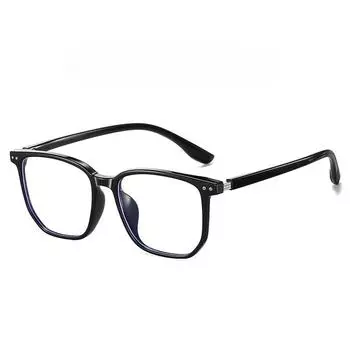 Очки TR90, сверхлегкие женские очки в большой оправе с защитой от синего света, универсальные очки INS Trend, очки в оправе для близорукости