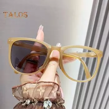 Очки унисекс с защитой от синего света, 180 градусов блокируют солнечный свет, хорошая стабильность, меняют цвет, защита глаз, хип-хоп, защита от ультрафиолета, реквизит для фото, прочный шарнир чёрный