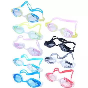 Очки Водонепроницаемые силиконовые очки для плавания Очки для подводного плавания Очки для плавания Очки для плавания жёлтый/синий