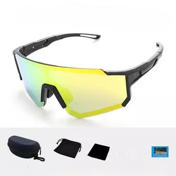 Очки в большой оправе для верховой езды. Поляризационные солнцезащитные очки. Спортивные солнцезащитные очки на открытом воздухе. Мужские и женские очки для езды на шоссейном велосипеде.