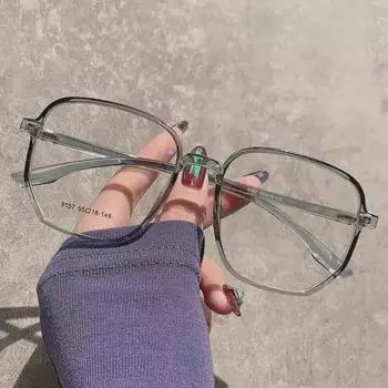 Очки в квадратной оправе Retro Internet Celebrity Anti-Blue Light 2024 года Flat Lens