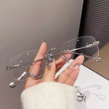 Очки в квадратной оправе в стиле ретро для женщин и девочек, легкие удобные очки с защитой от синего света, очки золотого цвета, модные аксессуары золотой