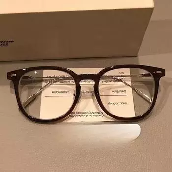 Очки в оправе, женские белые очки без макияжа, очки, мужские художественные модные простые очки с защитой от синего луча, Tide