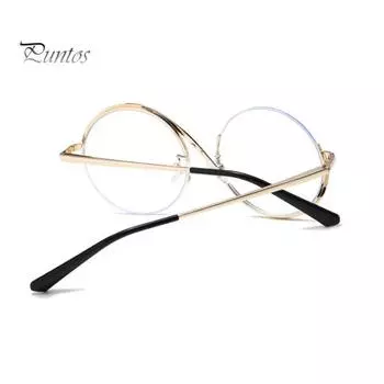 Очки ведьмы, культовый дизайн, плоские зеркала, легкая металлическая оправа, ножки в форме буквы S, круглые очки, реквизит для вечеринок на Хэллоуин, очки для косплея золотистый/чёрный