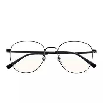 Очки Xiaomi Mijia с защитой от синего света, защита от синего света на 80 % выше, ультралегкие Ti-дужки, нейлоновые линзы, износостойкие, противообрастающие чёрный