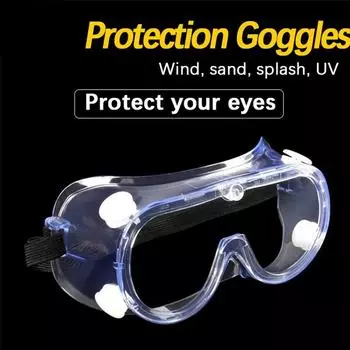Очки Защитные очки Ударопрочный ПК Химическая защита Защита от брызг Индивидуальная защита Защита от ударов Охрана труда Очки