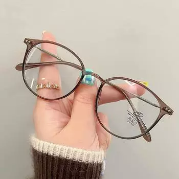 Очки женские Charm Optical Plain коричневые очки с защитой от синего цвета Tr90 оправа ультралегкая оправа для очков холодного цвета Gray
