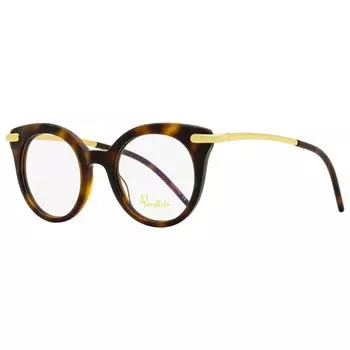 Очки женские овальные Pomellato PM0041O 002 Гавана, золото, 46 мм 002