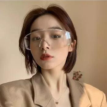 Очки женские ветрозащитные прозрачные очки простые противотуманные противокапельные пыленепроницаемые для песка для езды на велосипеде мужские