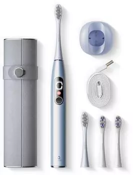 Oclean X Pro Digital brosse dents sonique + tte de rechange Silver TU прозрачный