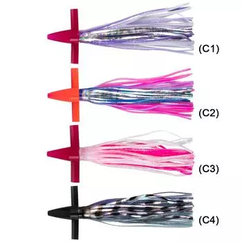 Octopus Squid Skirt Bait Artificial Bait Silicone Trolling Skirt Tuna Lures 18cm C2