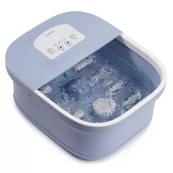 oCuZen ванна для ног ведро для ног большая регулировка температуры и сохранение тепла для ног душ пузырь с сливом ванна, емкость 6,5 л, функция, белый
