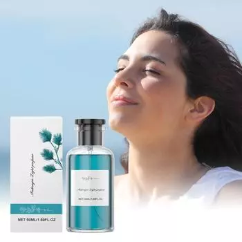 Одеколон Феромон Парфюмированное масло Стойкие духи Подходит для Дня святого Валентина, вечеринки, музыкального фестиваля, свидания 50 мл синий