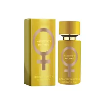 Одеколон ко Дню святого Валентина Одеколон Духи Гормональные духи Неотразимое влечение Идеальный подарок на День святого Валентина 50 мл/1 шт One Size белый