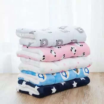 Одеяла для собак на осень и зиму Одеяла для собак на четыре сезона Фланель Собачьи будки Кошачьи будки Одеяла для кошек из кораллового бархата Коврики для домашних животных navy blue background white star