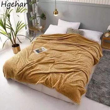 Одеяла из фланели Мягкие, приятные для кожи Прочные, для дома, повседневные, для сна, постельное белье Механическая стирка Теплое флисовое одеяло Кровать Диван Легкие 100x150cm розовый