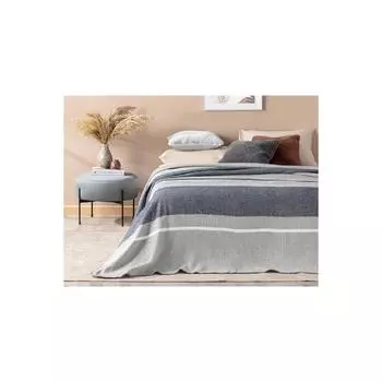 Одеяло Barleycorn Scotch одинарное 150х200 см, темно-синее