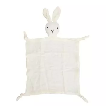 Одеяло безопасности «Кролик», милое, нежное, двухслойное, хлопковое, мягкое, безопасное одеяло для сна