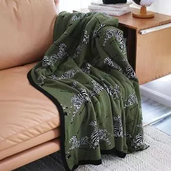 Одеяло для дивана, домашний коврик для пикника, дорожное одеяло, кровать, утолщенное большое мягкое одеяло, вязаное одеяло с кисточками для дивана, декоративная шаль 110 *150CM