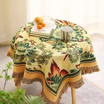 Одеяло для дивана, домашний коврик для пикника, дорожное одеяло, кровать, утолщенное большое мягкое одеяло, вязаное одеяло с кисточками для дивана, декоративная шаль 90 * 90cm