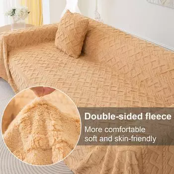 Одеяло для дивана из кашемира в форме ромба, однотонное, зимнее, утолщенное, вязаное, с кисточками, одеяло для офиса, жаккардовое, для дивана, полотенце 180x180cm оранжевый