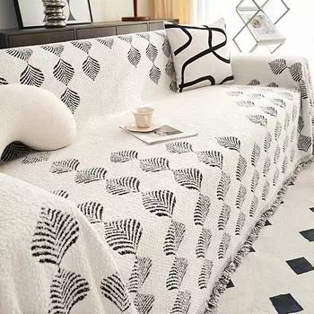 Одеяло для дивана из плюшевой пряжи, «все включено», универсальное, полотенце для всего покрытия, нескользящий чехол, подушка для дивана, осеннее и зимнее плюшевое одеяло 180*130