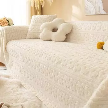 Одеяло для дивана, не царапающееся, осенне-зимнее, универсальное плюшевое, полностью завернутое, полное полотенце 180*130cm