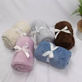 Одеяло для домашних животных Farai Velvet: Универсальный коврик для собак и коралловое бархатное одеяло на все времена года S (50*70cm) синий/дым
