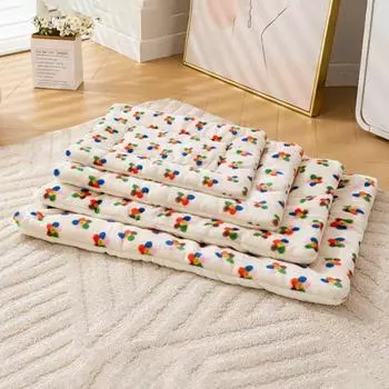 Одеяло для кошек из мультфильмов, утолщенное гнездо для домашних животных, коврик для кошки, коврик для дивана для собак, щенков и кошек S-Style E