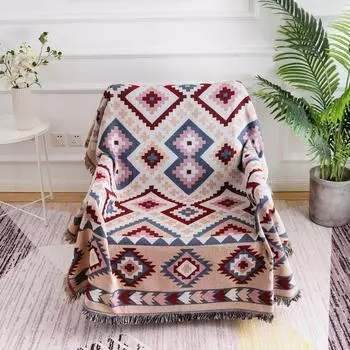 Одеяло для пикника на открытом воздухе, богемная палатка, коврик для кемпинга, скатерть, одеяло для кемпинга, диван, полотенце, чехол для дивана, яичный рулет, стол, шерсть 130*180