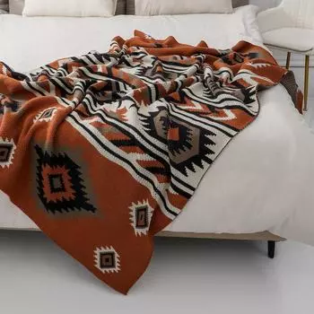 Одеяло для пикника на открытом воздухе, одеяло для дивана, Ins Style, одеяло для кемпинга Sucre, одеяло Bohemian, многофункциональное линейное одеяло 127*152CM