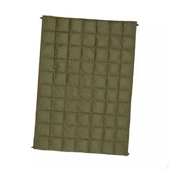 Одеяло для походов, легкое и универсальное для пикников и походов зелёный