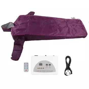 Одеяло для сауны с инфракрасным излучением и шапкой, поднимаемой влево и вправо, выводит сырость, холод и кислотный пот