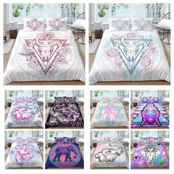 Одеяло, домашний пододеяльник, домашний текстиль, постельный комплект, 3D роскошные постельные принадлежности, пододеяльники, наволочка, постельное белье из микрофибры UK Single 135x200cm