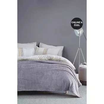 Одеяло двойное Holly Wellsoft Серое