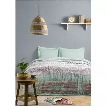 Одеяло двойное со швом zdilek, зеленое