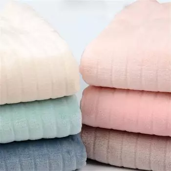 Одеяло двухстороннее однотонное домашнее флисовое полотно кораллового цвета фланель плюшевая утолщенная полосатая 100*180cm