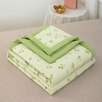 Одеяло Fresh Seersucker Printed Summer Cool, легкое и дышащее, приятное для кожи и без запаха, ультразвуковое тиснение 100*150cm