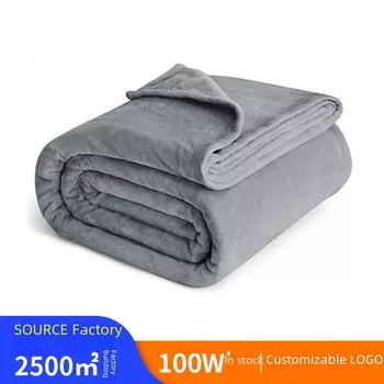 Одеяло из фланели - однотонное, уютное, популярный подарочный товар 150*110 cm темно-синий