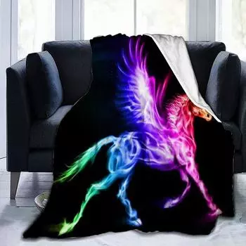 Одеяло из фланели с рисунком в виде маленького животного 80-100